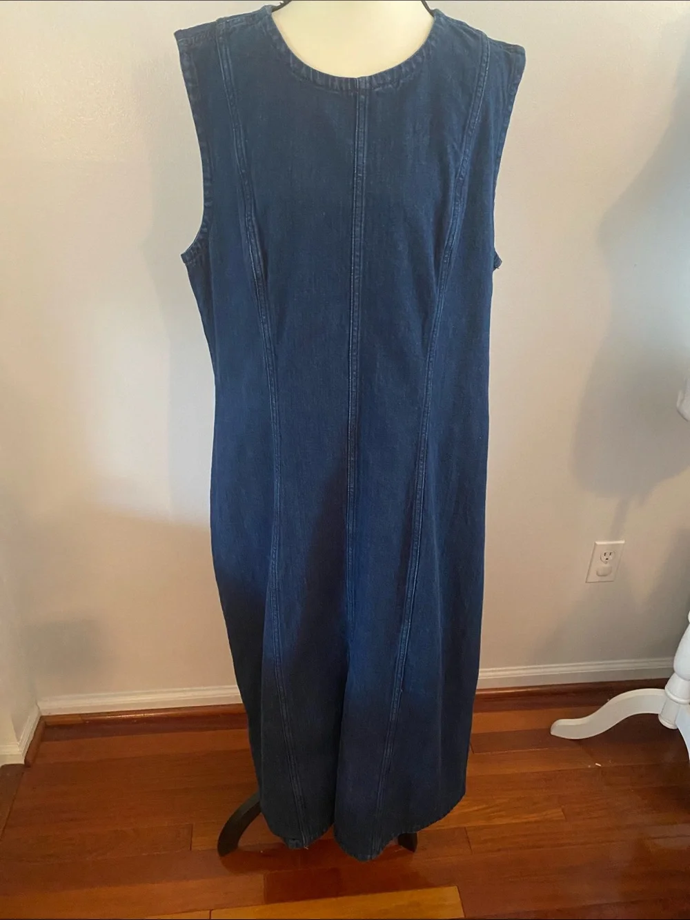 Abercrombie & fitch XL sleeveless jean dress - Picture 1 of 7